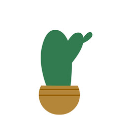Vector Cactus In Pot