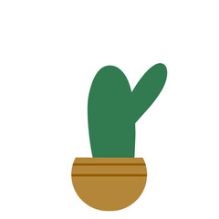 Vector Cactus In Pot