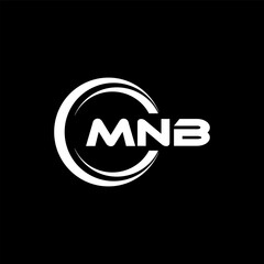 MNB Logo Design, Inspiration for a Unique Identity. Modern Elegance and Creative Design. Watermark Your Success with the Striking this Logo.