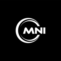 MNI Logo Design, Inspiration for a Unique Identity. Modern Elegance and Creative Design. Watermark Your Success with the Striking this Logo.