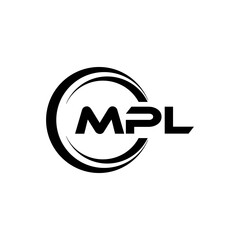 MPL Logo Design, Inspiration for a Unique Identity. Modern Elegance and Creative Design. Watermark Your Success with the Striking this Logo.