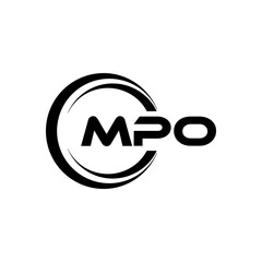 MPO Logo Design, Inspiration for a Unique Identity. Modern Elegance and Creative Design. Watermark Your Success with the Striking this Logo.