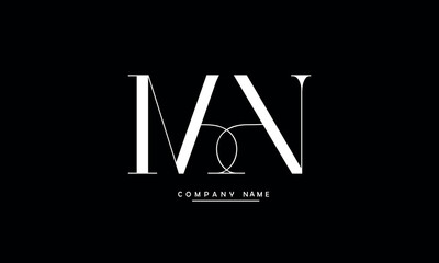 MN, NM, M, N Abstract Letters Logo Monogram
