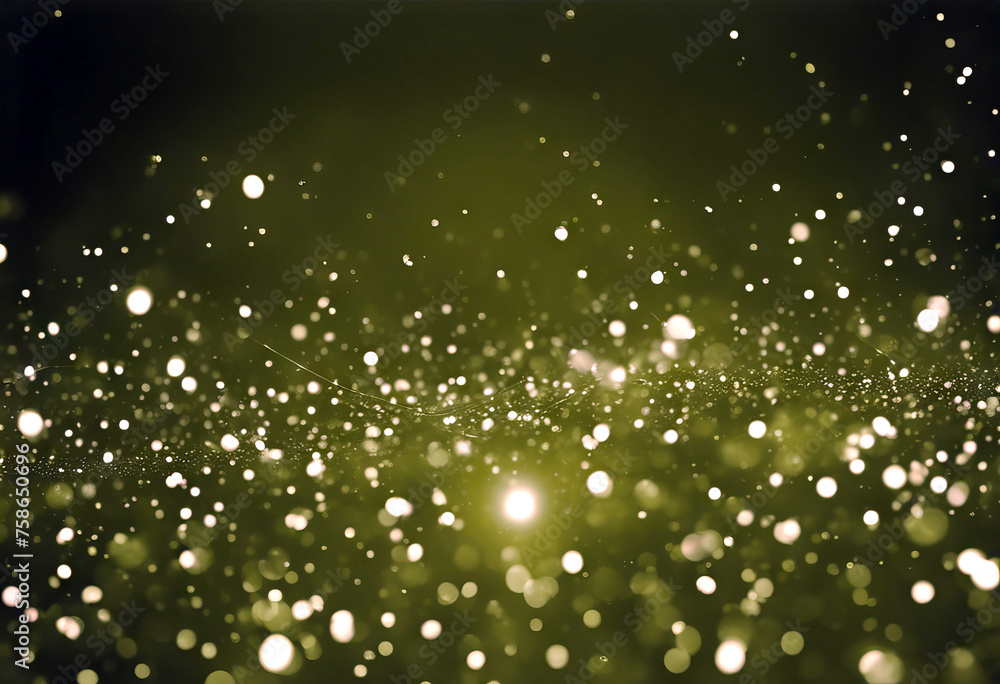 Poster abstract particle background (green) - loop stock videogreen color sustainable resources zero waste 