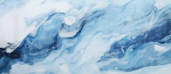 Obraz premium Blue and white marble texture with a natural pattern for a background