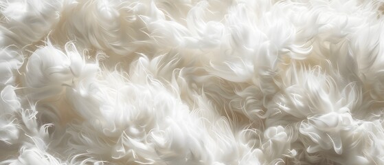 Fototapeta na wymiar Close up of soft white feather Abstract background texture. wallpaper, surface. copy space. 