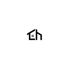 T H initial real estate building logo vector concept