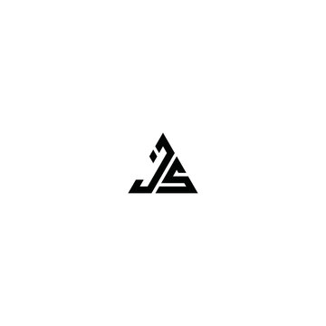 letter J S or J and S logo concept