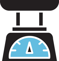 Electric Weight Scale Icon
