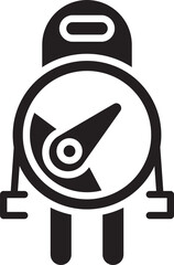 Cartoon Robot Icon