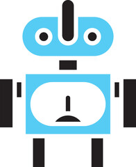 Cartoon Robot Icon