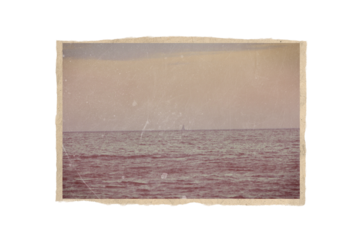 Junque journal summer card. Scrapbook printable clip art isolated