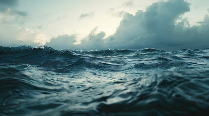 Cinematic images of the ocean and sky beautiful ocean water clear sky