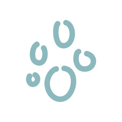 Hand drawn organic shape 