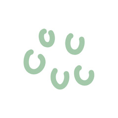 Hand drawn organic shape 