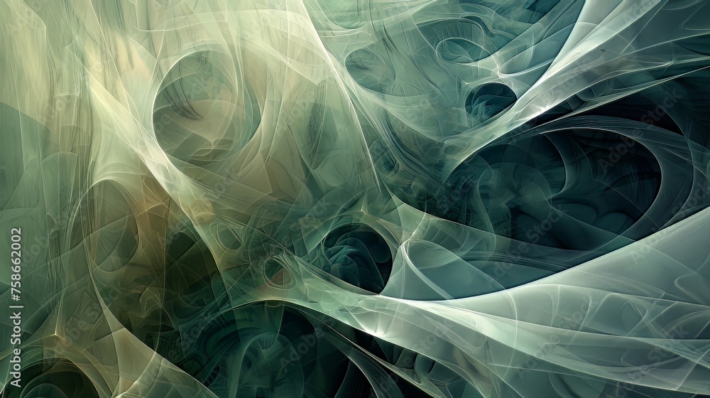 Poster Digital Artworks: Abstract or experimental visuals created using computer graphics and digital art techniques. 