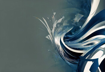 Blue abstract background vector