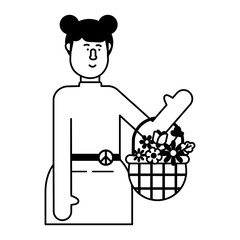 Stay peaceful editable glyph style icon 