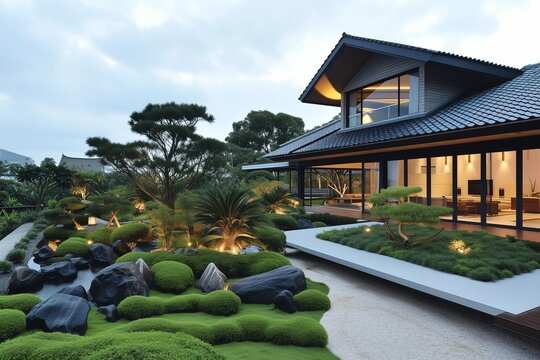 the harmony of nepalian serenity meets the simplicity of suburban design.