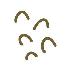 Hand drawn organic shapes  