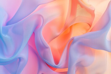 Fototapeta premium Abstract vibrant pastel pink peach fuzz and very peri pantone purple gradient background. Texture flowing from pastel pink to purple, evoking a sense of calmness and serenity in the viewer's mind