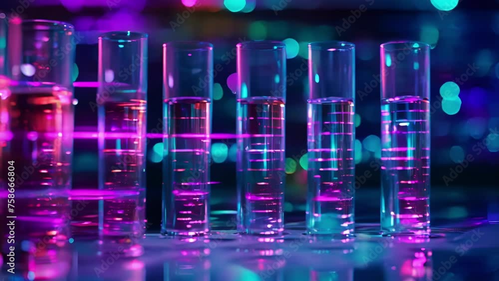Poster a closeup of multiple test tubes filled with dna samples highlighting the importance of collecting a