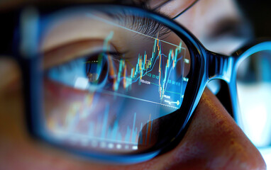 The eyes that watch the stock market,created with Generative AI tecnology.