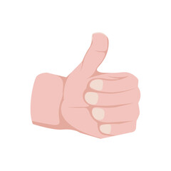 thumbs up illustration suitable for appreciation content