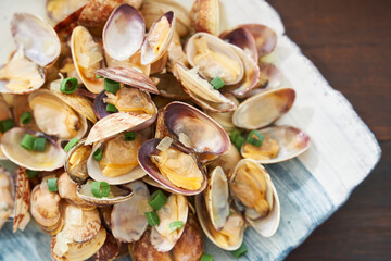 あさりの酒蒸し