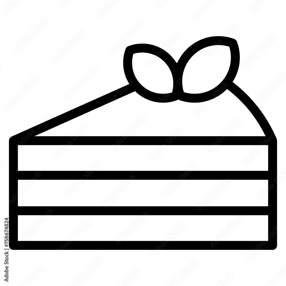 Poster cake icon