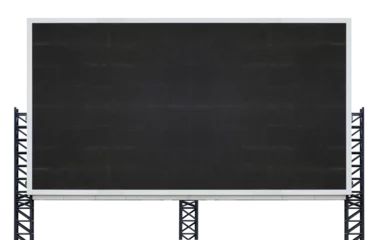 Gardinen blank big sign board on transparent background png file © geargodz