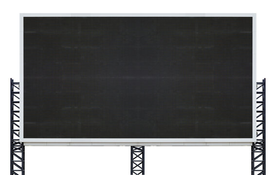 Fototapeta blank big sign board on transparent background png file