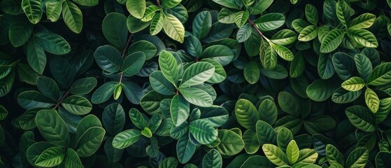 Nature green leaves background