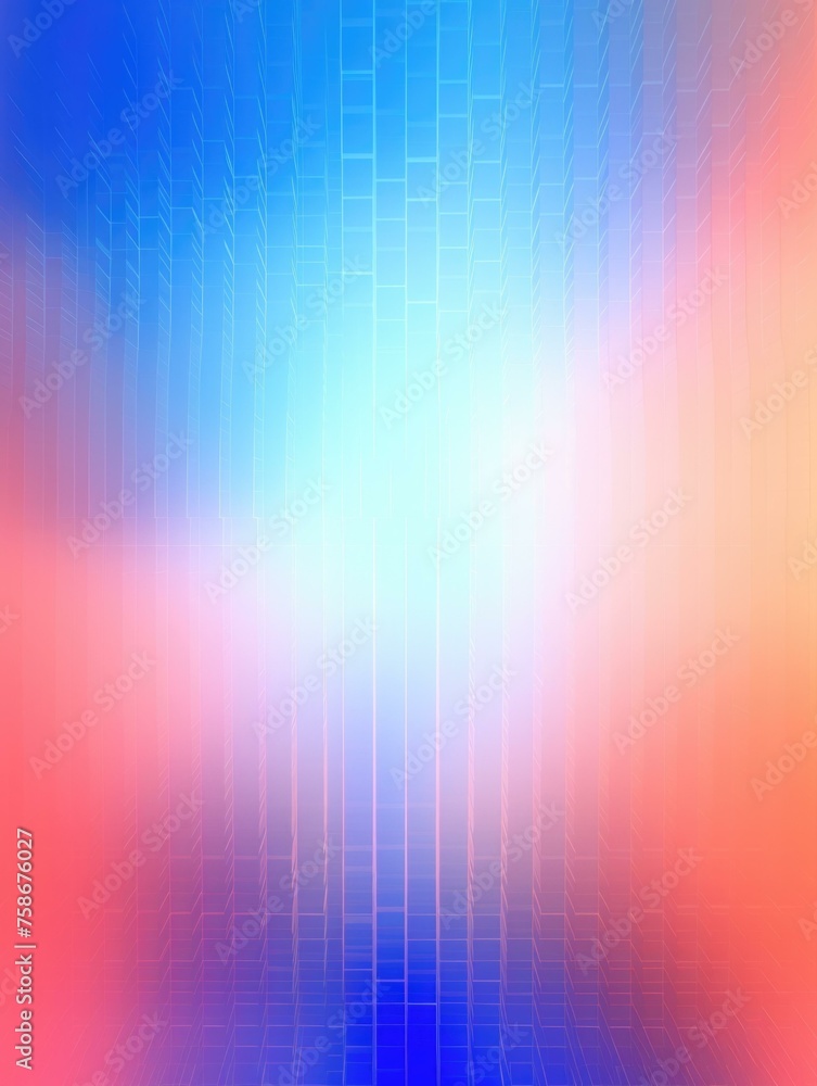 Aufkleber abstract background with a colorful pattern of squares. generative ai.