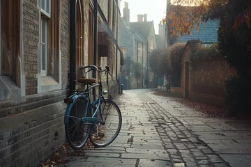 Rolgordijnen bikes in the street © Nazir