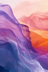 Photo sur Plexiglas Pantone 2022 very peri Abstract vibrant pastel pink peach fuzz and very peri pantone purple gradient background. Texture flowing from pastel pink to purple, evoking a sense of calmness and serenity in the viewer's mind