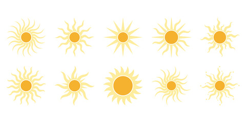 Sun Flat Decoration