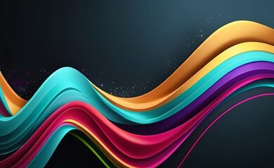 Abstract background with colour line 