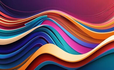 Abstract background with colour line 