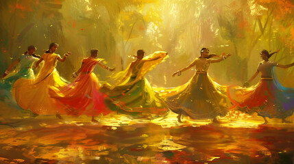 Happy Indian Dancers ..