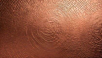 Circles pattern copper slab sample texture