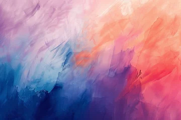 Poster Pantone 2022 very peri Abstract vibrant pastel pink peach fuzz and very peri pantone purple gradient background. Texture flowing from pastel pink to purple, evoking a sense of calmness and serenity in the viewer's mind  © Merilno