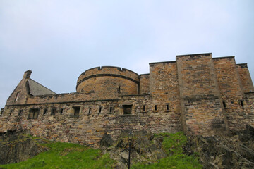 Fototapeta na wymiar View of Edinburgh Castle, Scotland, United Kingdom 