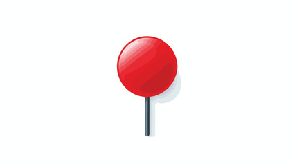 A perfect design icon of pushpin flat vector