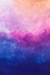 Obraz premium Abstract vibrant pastel pink peach fuzz and very peri pantone purple gradient background. Texture flowing from pastel pink to purple, evoking a sense of calmness and serenity in the viewer's mind