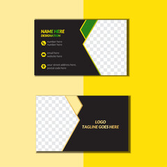 double-sided creative modern business card design 2024