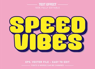 vector retro vintage text effect editable 80s text style