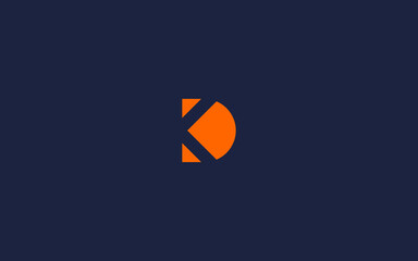 letter dk logo icon design vector design template inspiration - obrazy, fototapety, plakaty