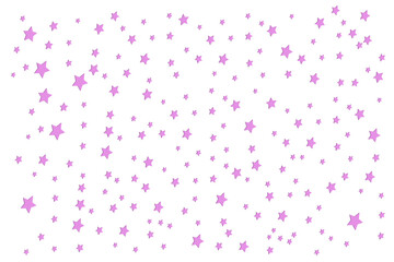 pink stars background on white background