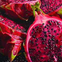 Dragon Fruit Close-Up Generative AI